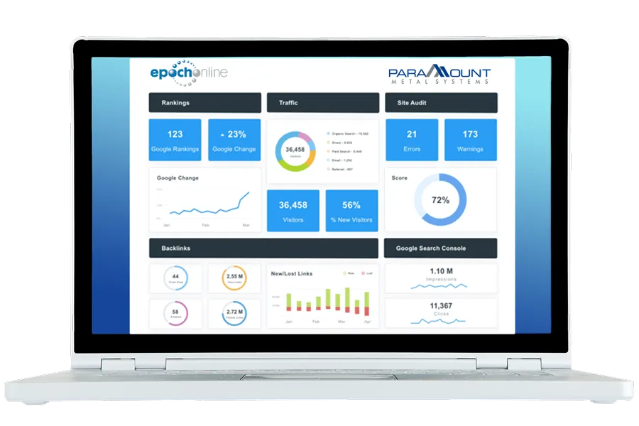 Epoch Online - Lead Generation feat Paramount Metal Systems